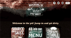 Desktop Screenshot of nickelspitbbq.com